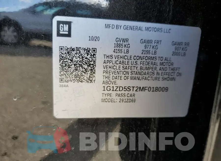1G1ZD5ST2MF018009 Photo# 12