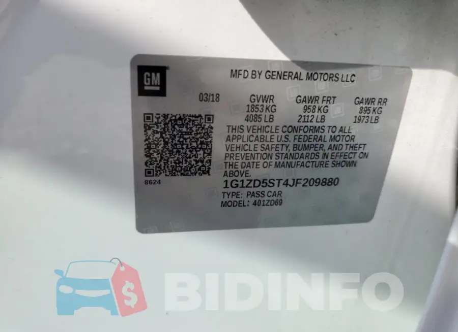 1G1ZD5ST4JF209880 Photo# 12