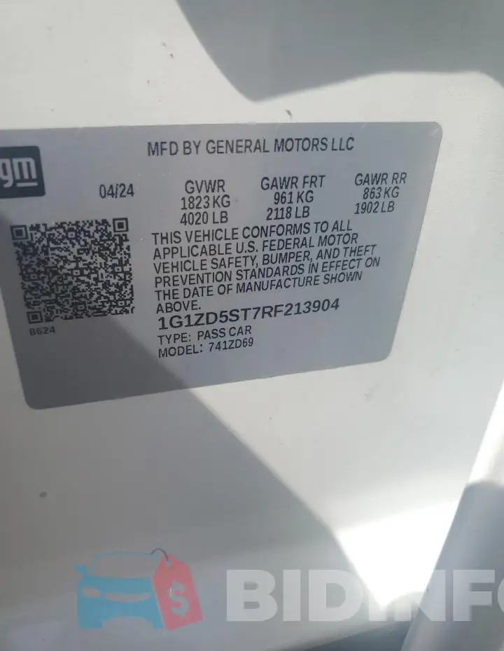 1G1ZD5ST7RF213904 Photo# 13