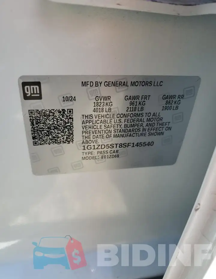 1G1ZD5ST8SF145540 Photo# 12