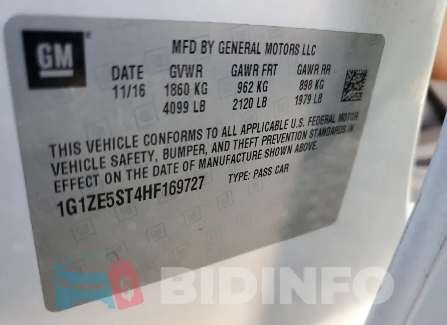 1G1ZE5ST4HF169727 Photo# 12