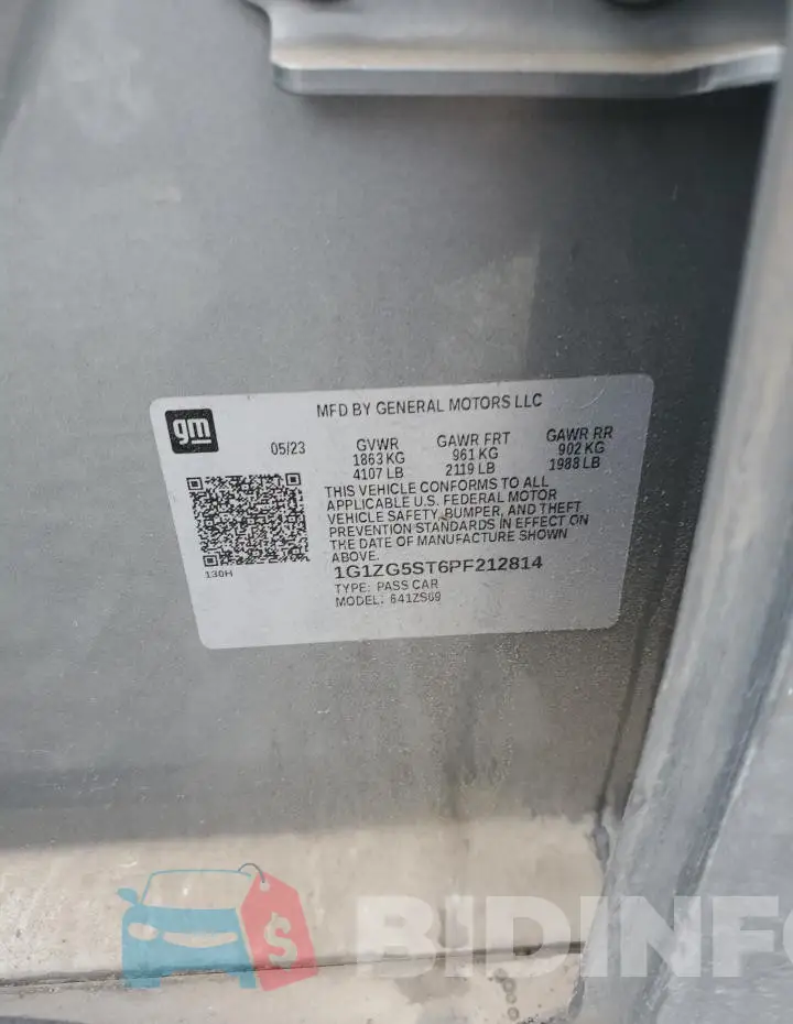 1G1ZG5ST6PF212814 Photo# 12