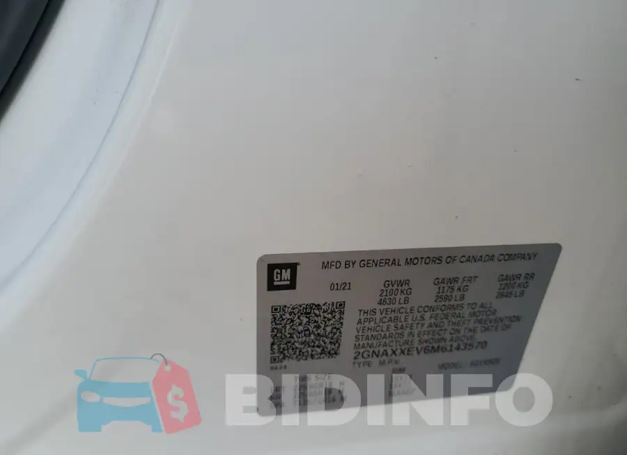 2GNAXXEV6M6143570 Photo# 13