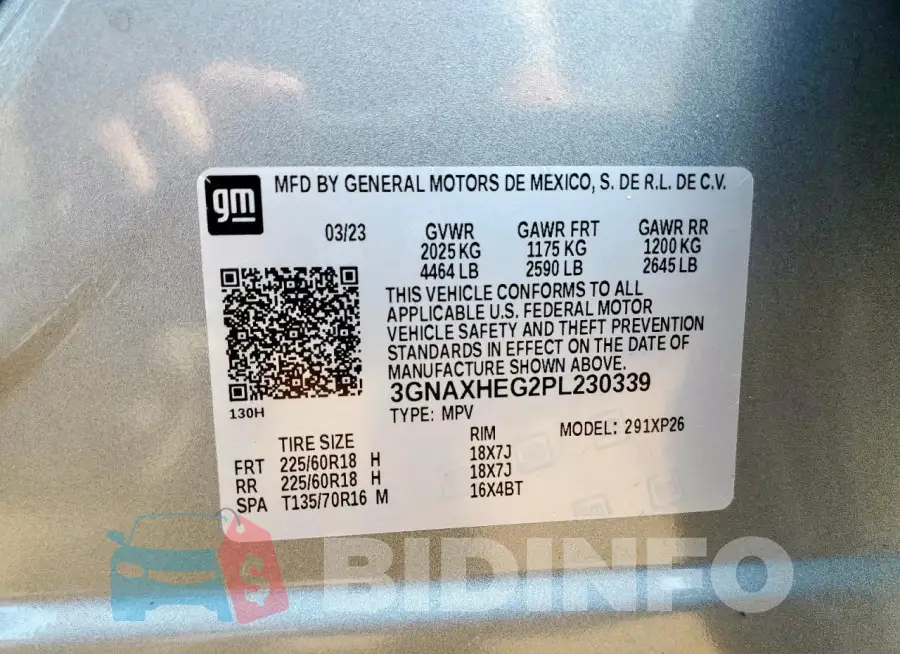 3GNAXHEG2PL230339 Photo# 13