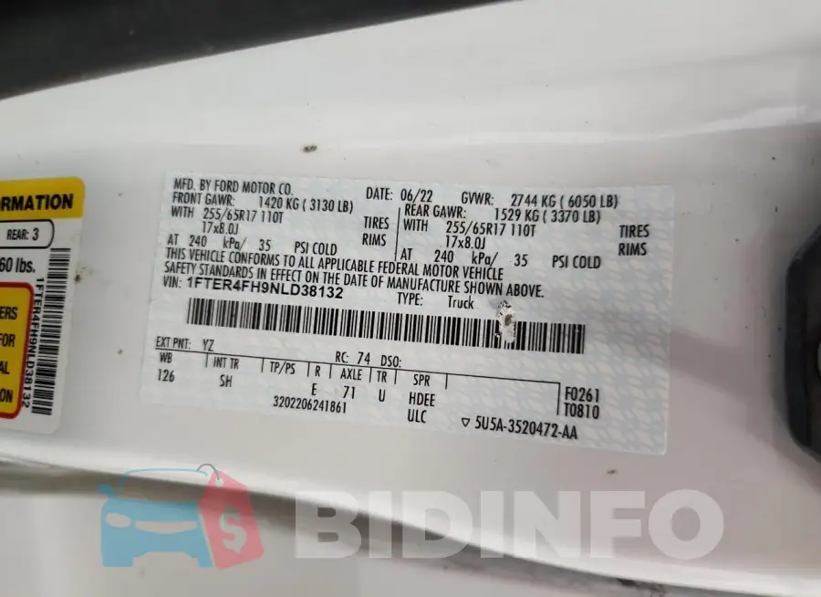 1FTER4FH9NLD38132 Photo# 13