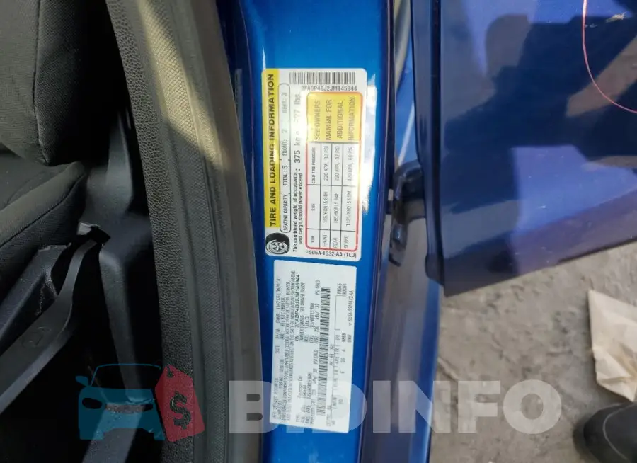 3FADP4BJ2JM145944 Photo# 13