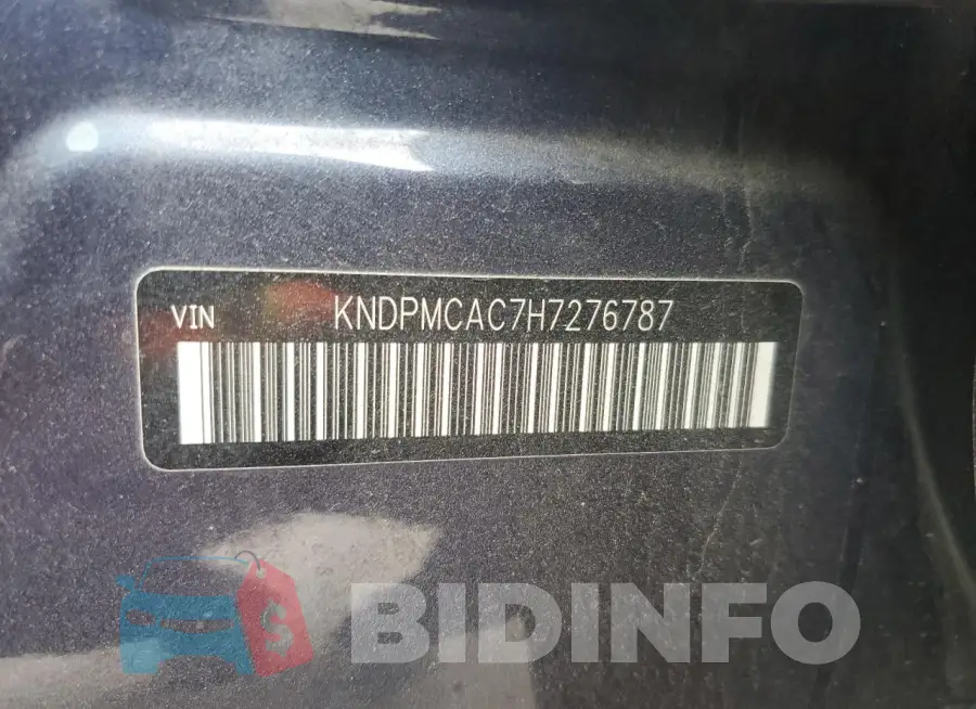 KNDPMCAC7H7276787 Photo# 12
