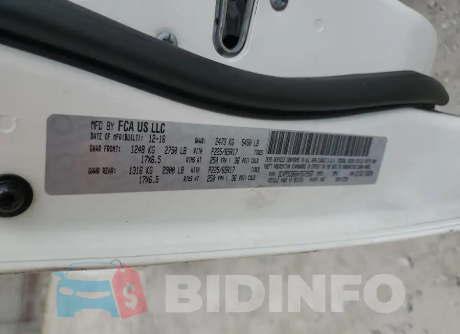 3C4PDCBG6HT572557 Photo# 13