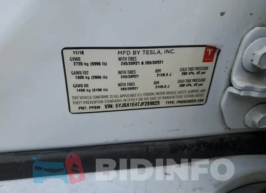 5YJSA1E47JF289825 Photo# 12