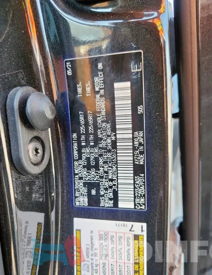 JTJDJRDZ8M2163613 Photo# 13
