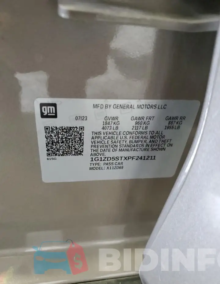 1G1ZD5STXPF241211 Photo# 12