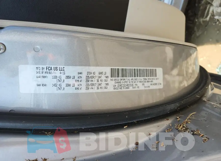2C4RC1DG1HR515165 Photo# 14