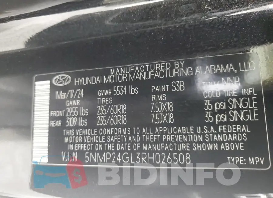 5NMP24GL3RH026508 Photo# 13