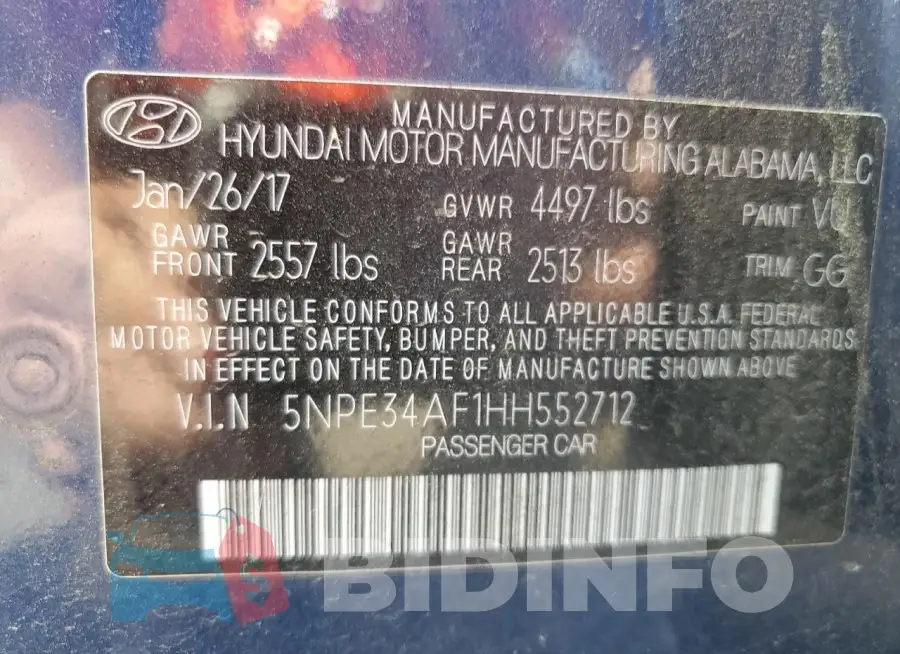 5NPE34AF1HH552712 Photo# 12