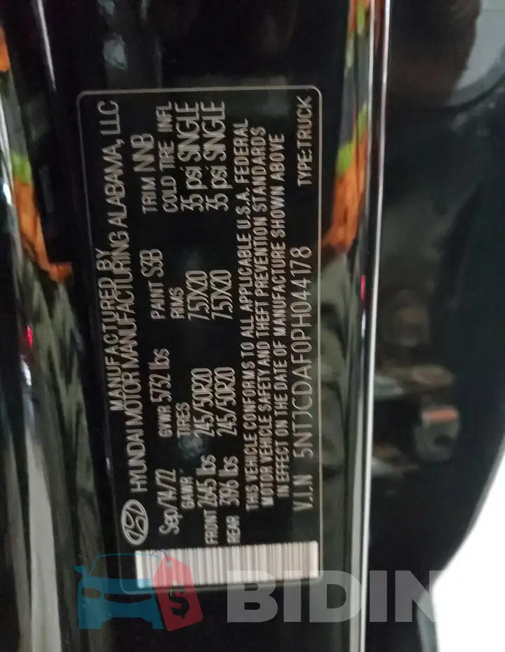 5NTJCDAF0PH044178 Photo# 12