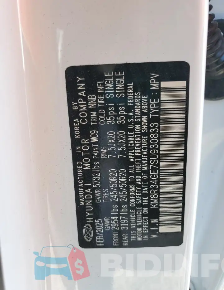 KM8R34GE7SU930833 Photo# 14