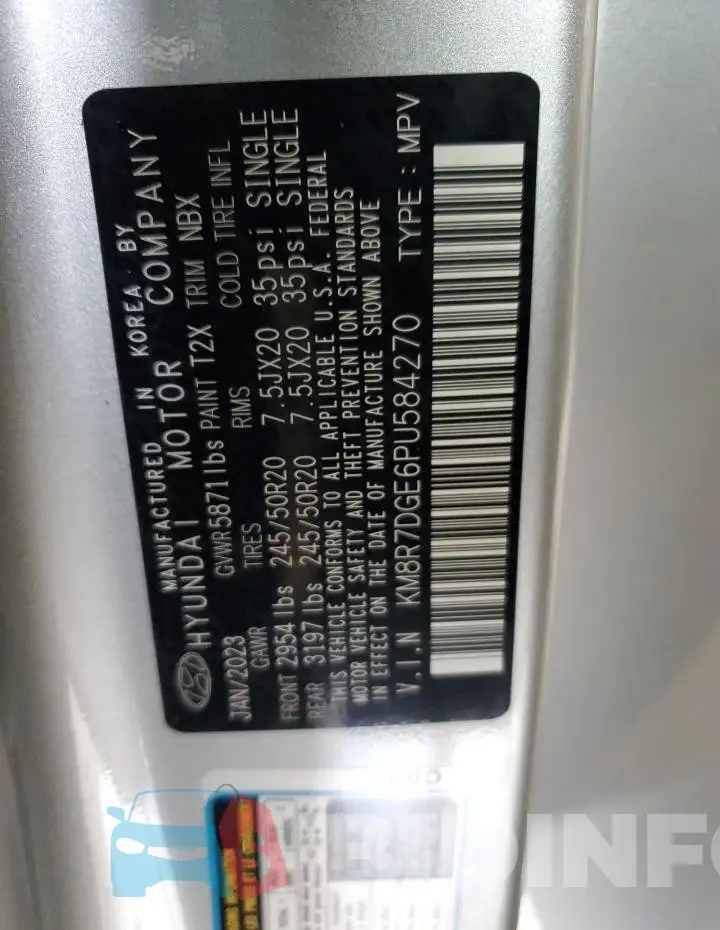 KM8R7DGE6PU584270 Photo# 14