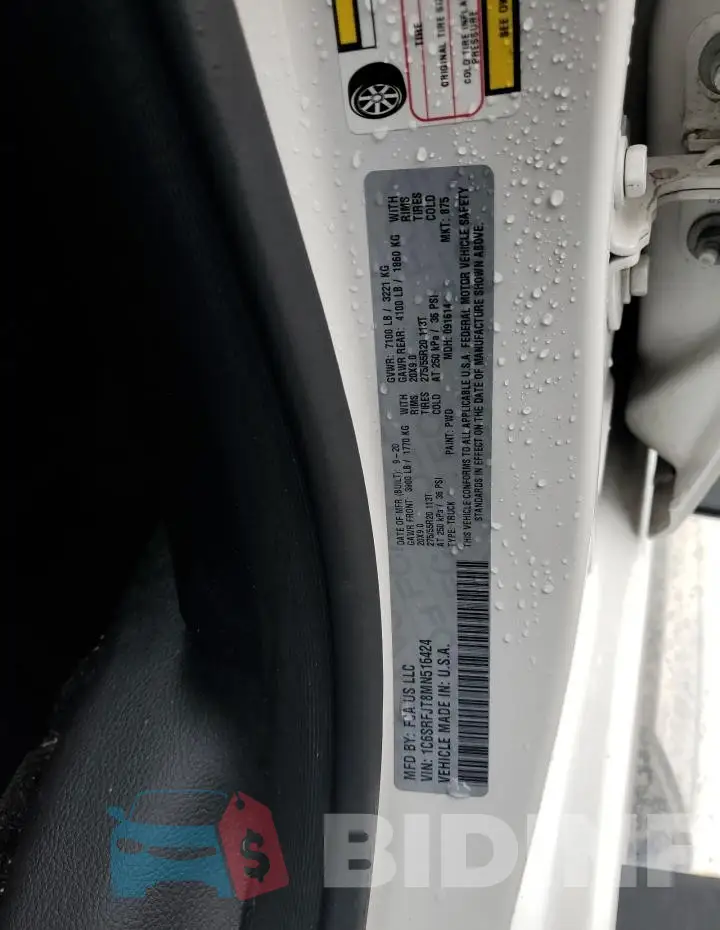 1C6SRFJT8MN516424 Photo# 13