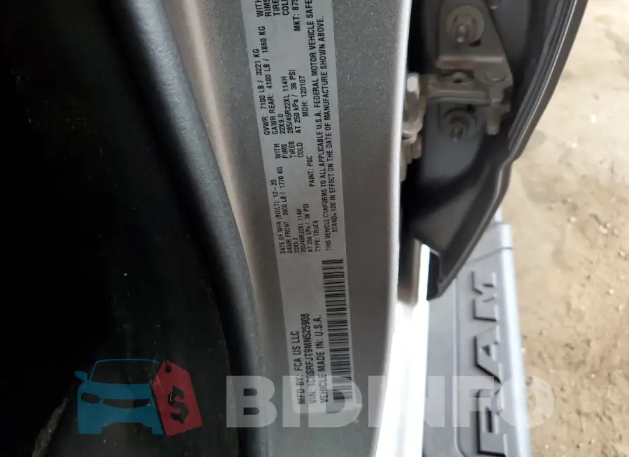 1C6SRFJT9MN525908 Photo# 12