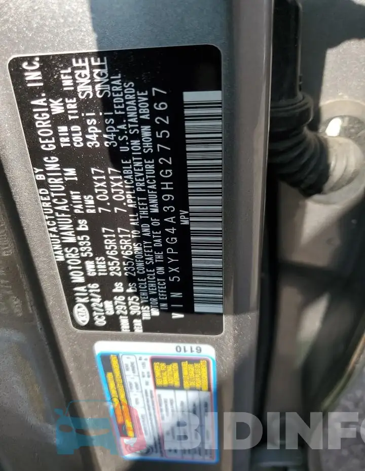 5XYPG4A39HG275267 Photo# 12