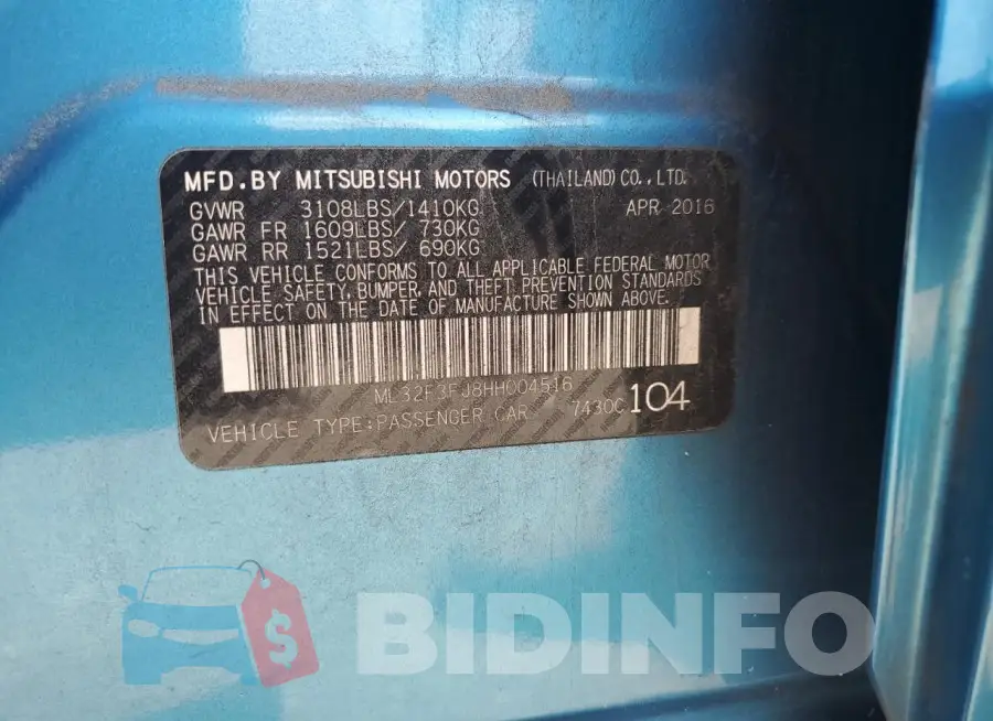 ML32F3FJ8HH004516 Photo# 12