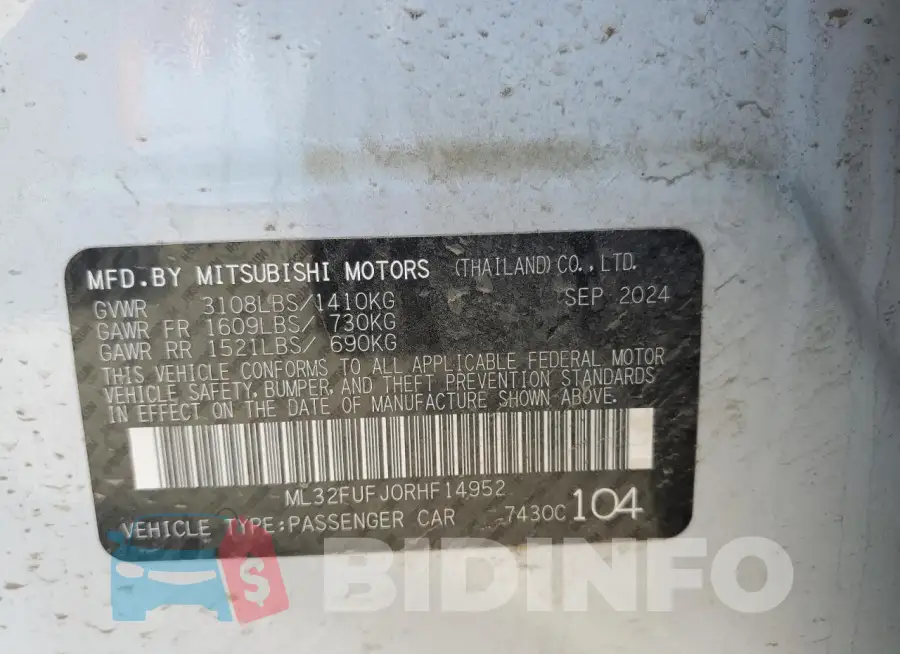 ML32FUFJ0RHF14952 Photo# 12