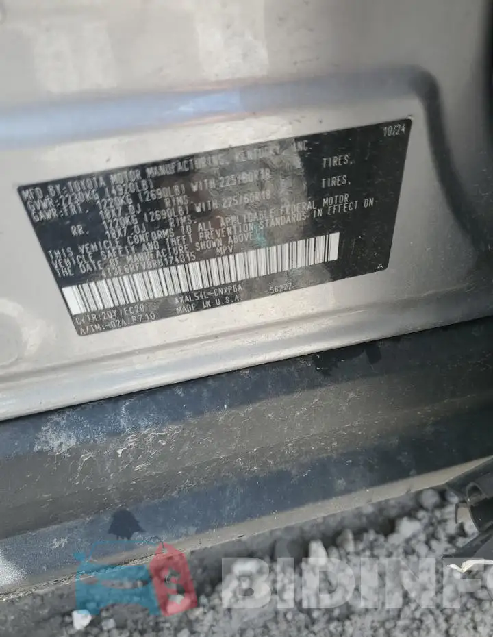 4T3E6RFV8RU174015 Photo# 13