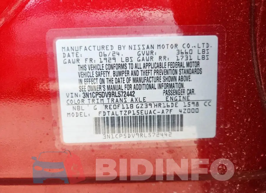3N1CP5DV9RL572442 Photo# 13