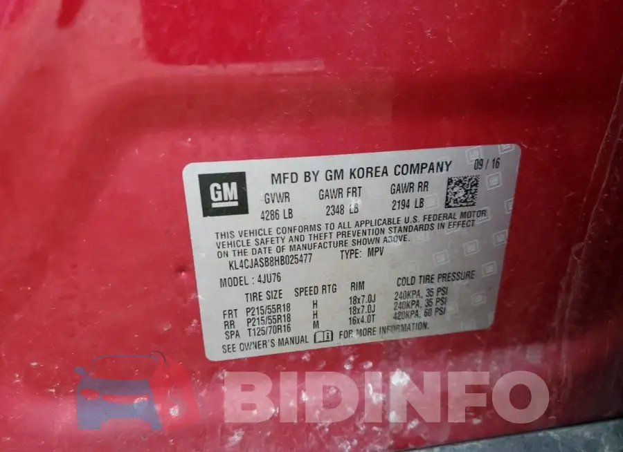KL4CJASB8HB025477 Photo# 12