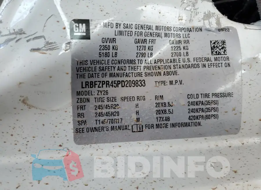 LRBFZPR45PD209833 Photo# 14