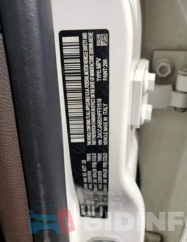ZACCJABB2HPF51518 Photo# 12