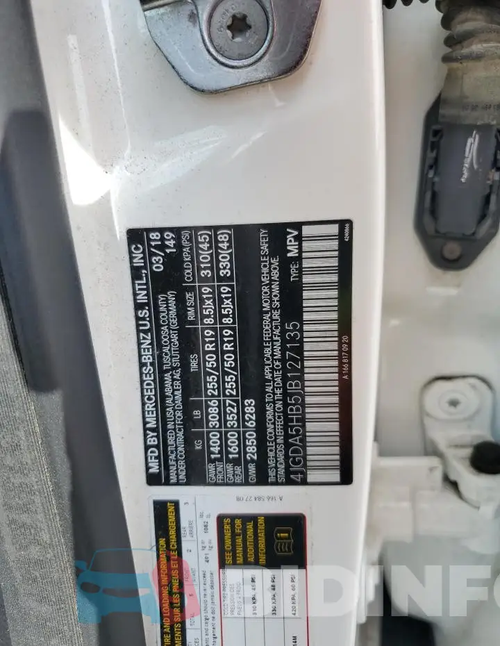 4JGDA5HB5JB127135 Photo# 13