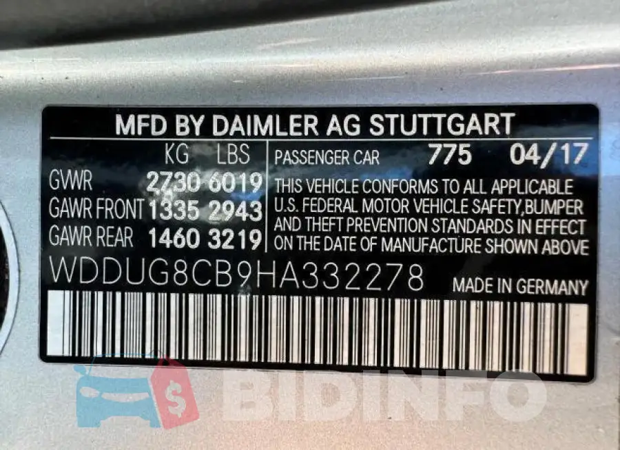 WDDUG8CB9HA332278 Photo# 15