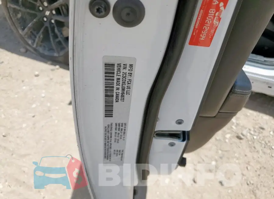 2C3CDXGJ0MH648727 Photo# 12