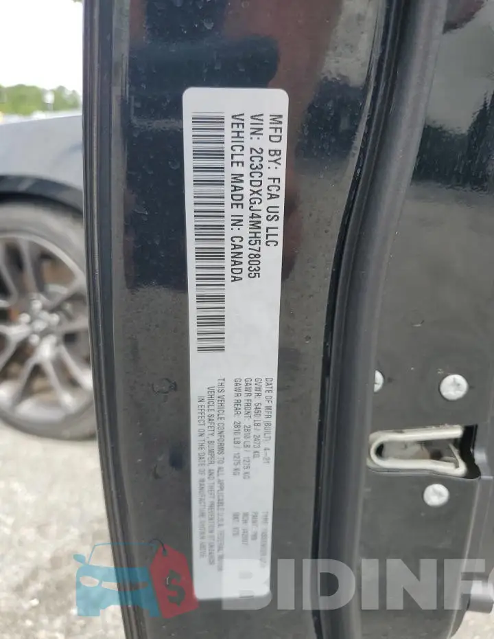 2C3CDXGJ4MH578035 Photo# 12