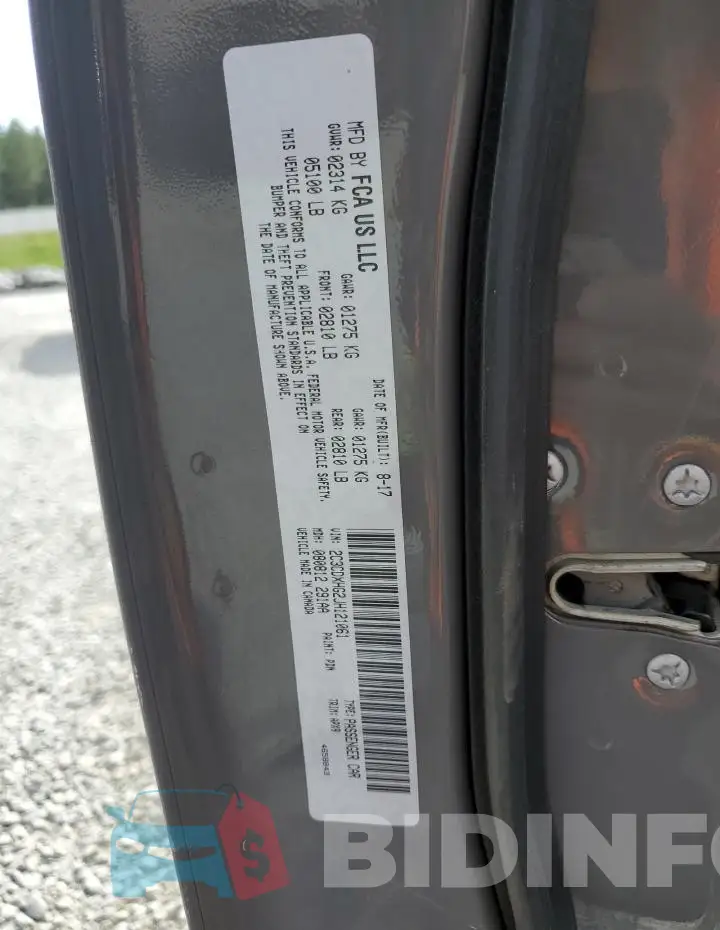 2C3CDXHG2JH121061 Photo# 12
