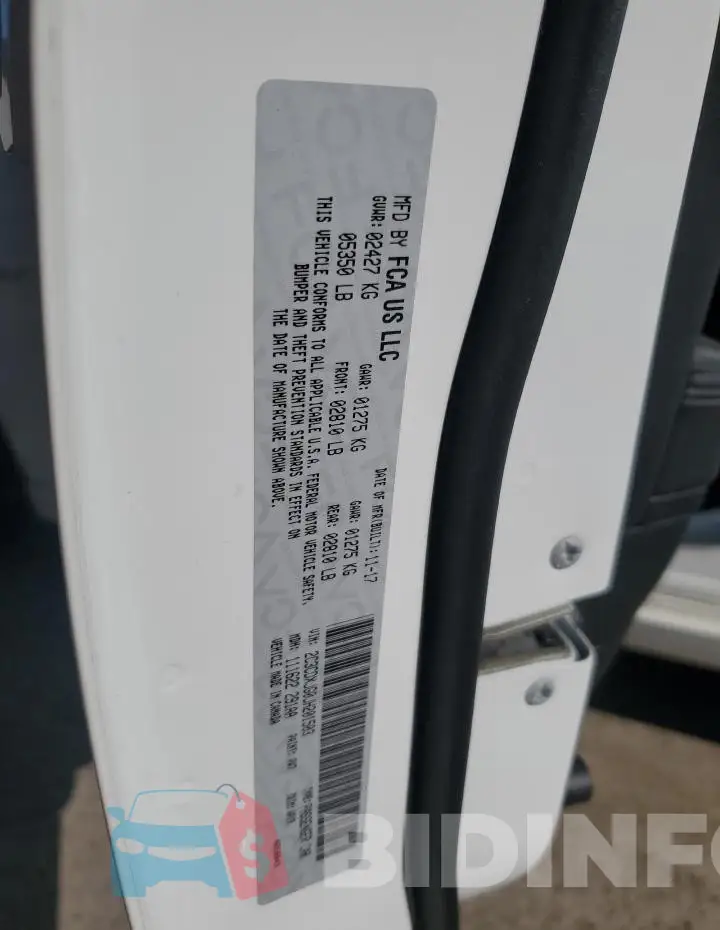 2C3CDXJG0JH201503 Photo# 12