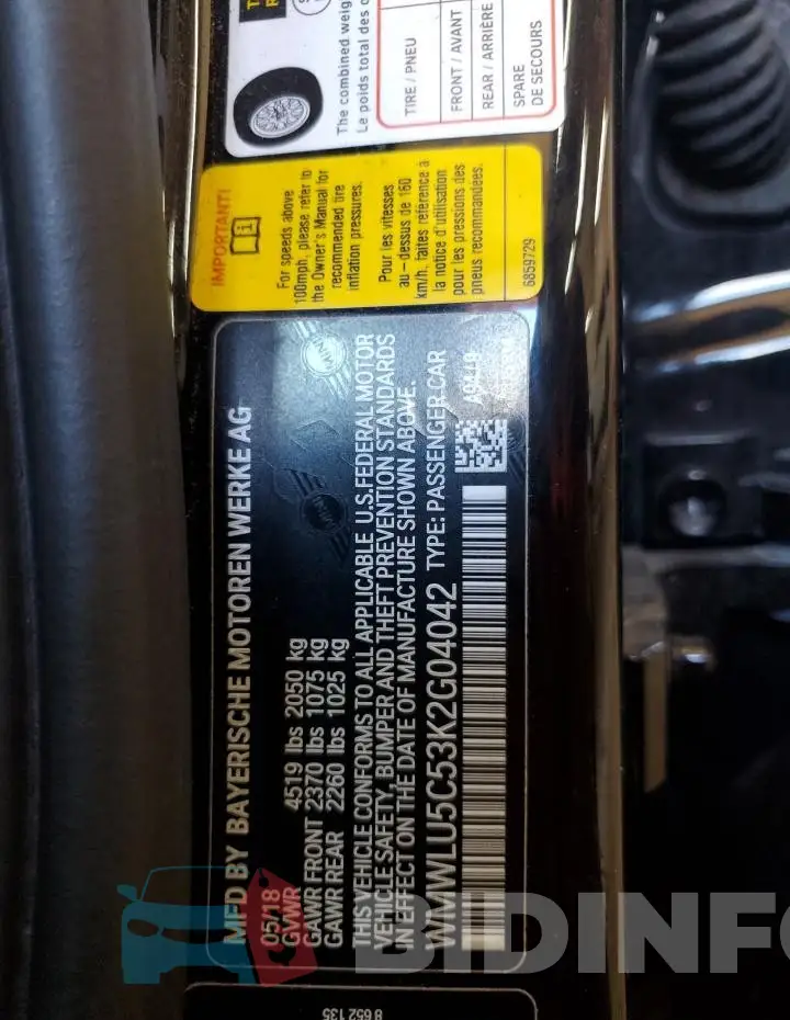 WMWLU5C53K2G04042 Photo# 12