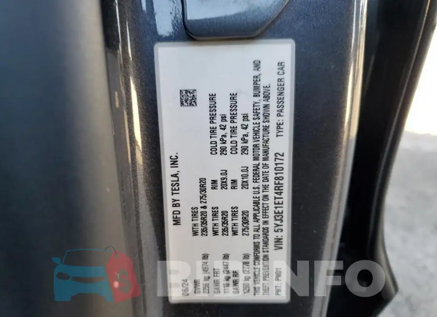 5YJ3E1ET4RF810172 Photo# 13