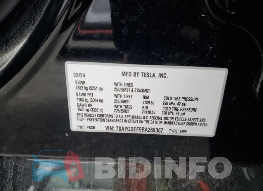 7SAYGDEF9RA268367 Photo# 12