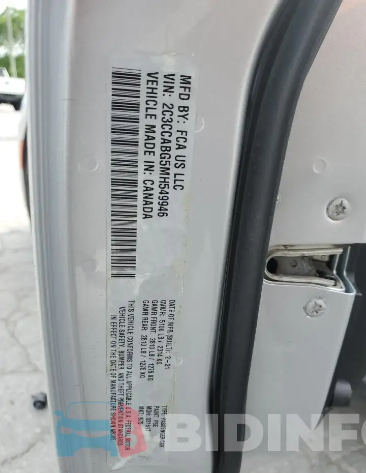 2C3CCABG5MH549946 Photo# 12