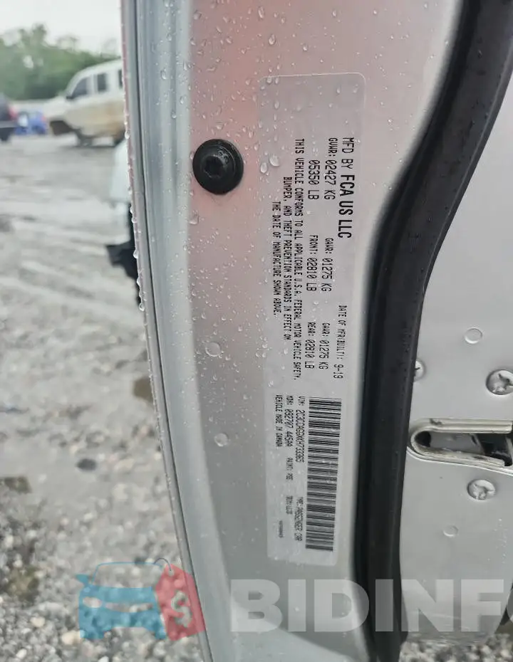 2C3CCAGGXKH733365 Photo# 13