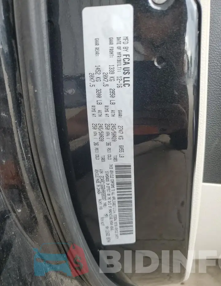 2C4RC1GG6HR659337 Photo# 14
