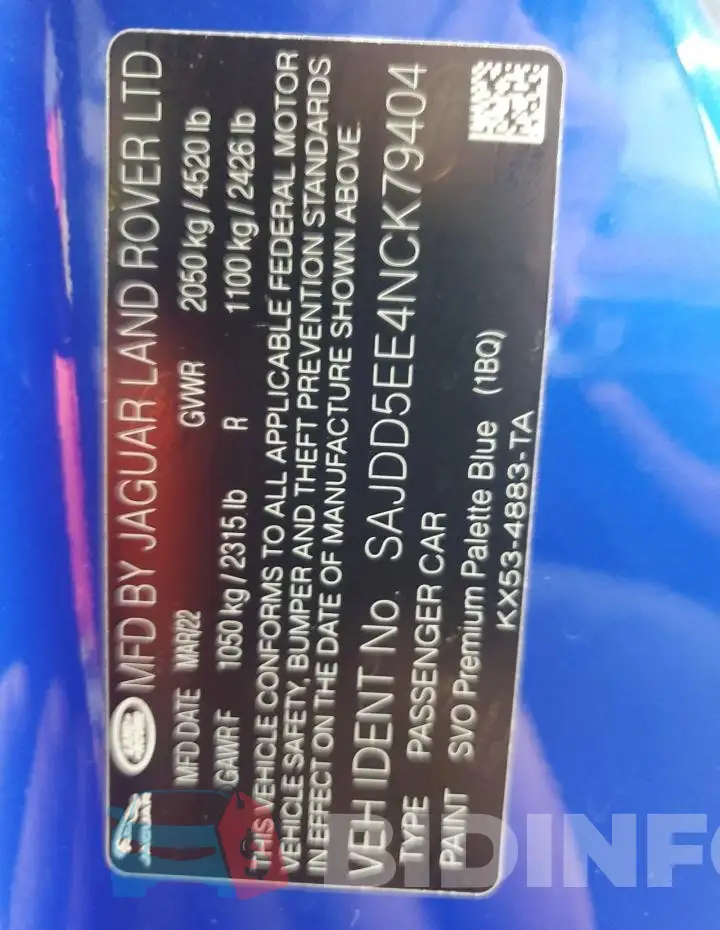 SAJDD5EE4NCK79404 Photo# 12