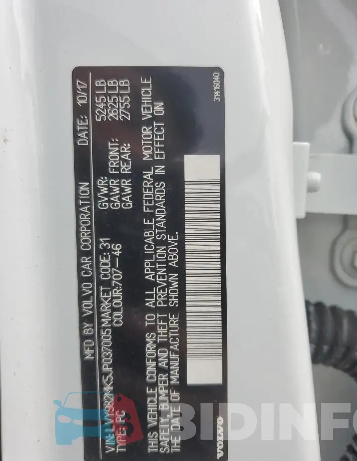 LVY982MK5JP037005 Photo# 12