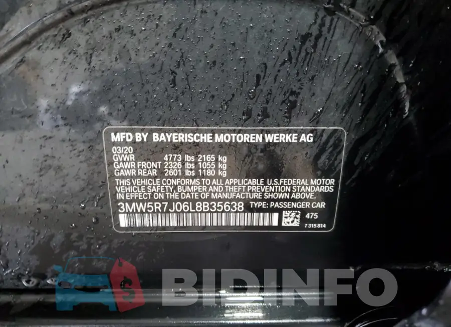3MW5R7J06L8B35638 Photo# 13