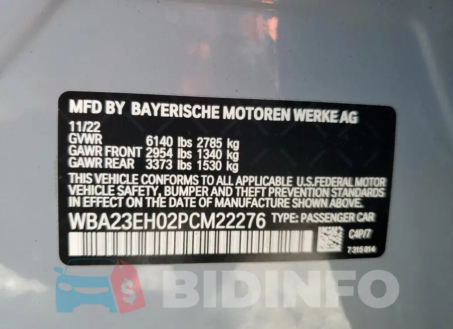WBA23EH02PCM22276 Photo# 12