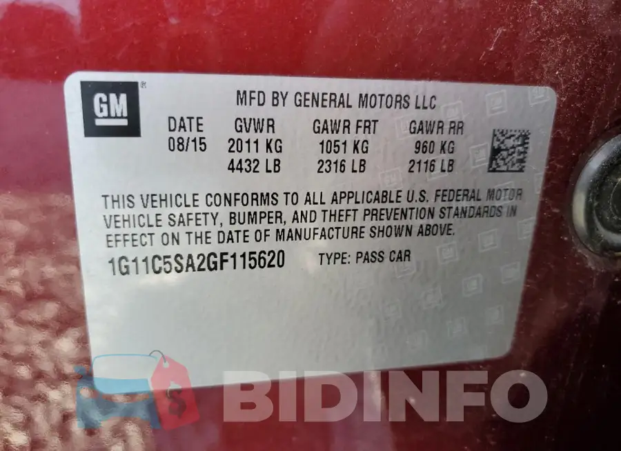 1G11C5SA2GF115620 Photo# 12
