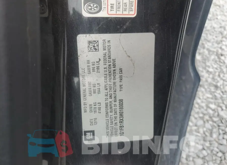1G1FB1RX3H0180038 Photo# 12