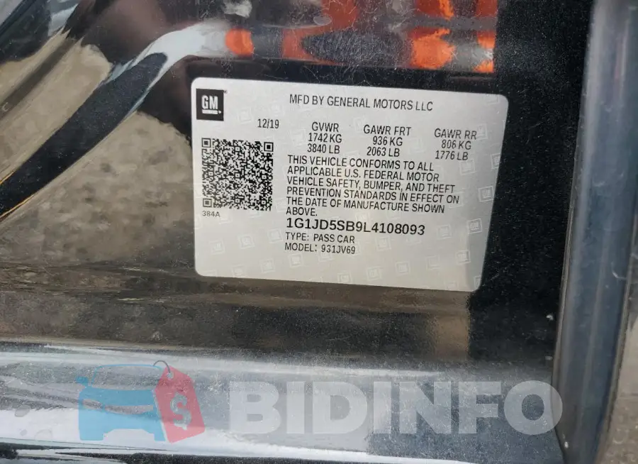 1G1JD5SB9L4108093 Photo# 13